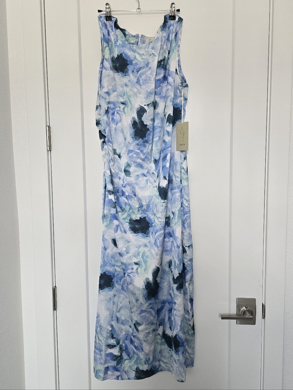 NWT Joie Watercolor Floral Strip Dress Side Slit
